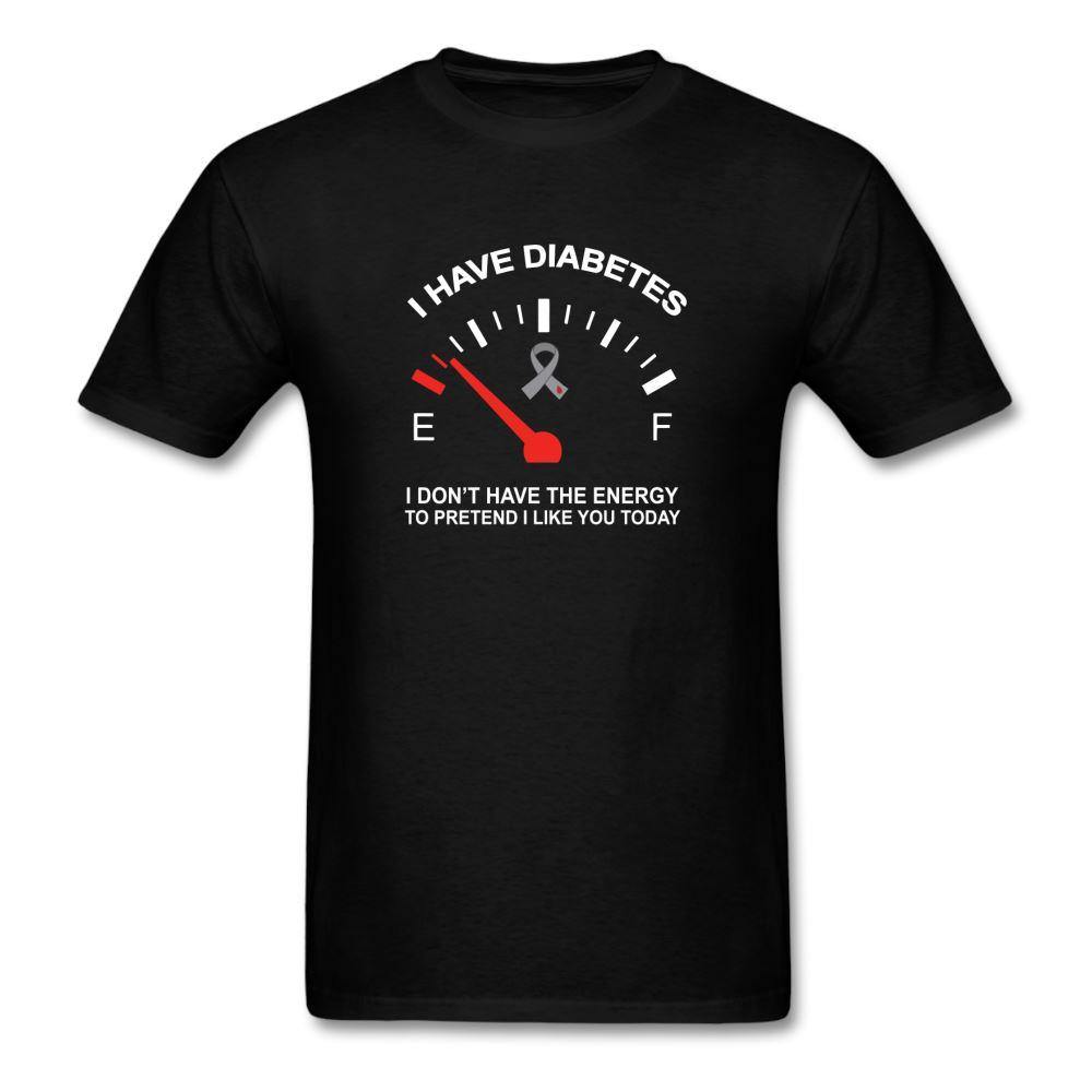 I have Diabetes I Don't Have Energy To Pretend Today Classic T-Shirt - black
