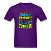 Human Costume Diabetic Zombie T-Shirt Halloween Humor : Unisex Tee Shirt - purple