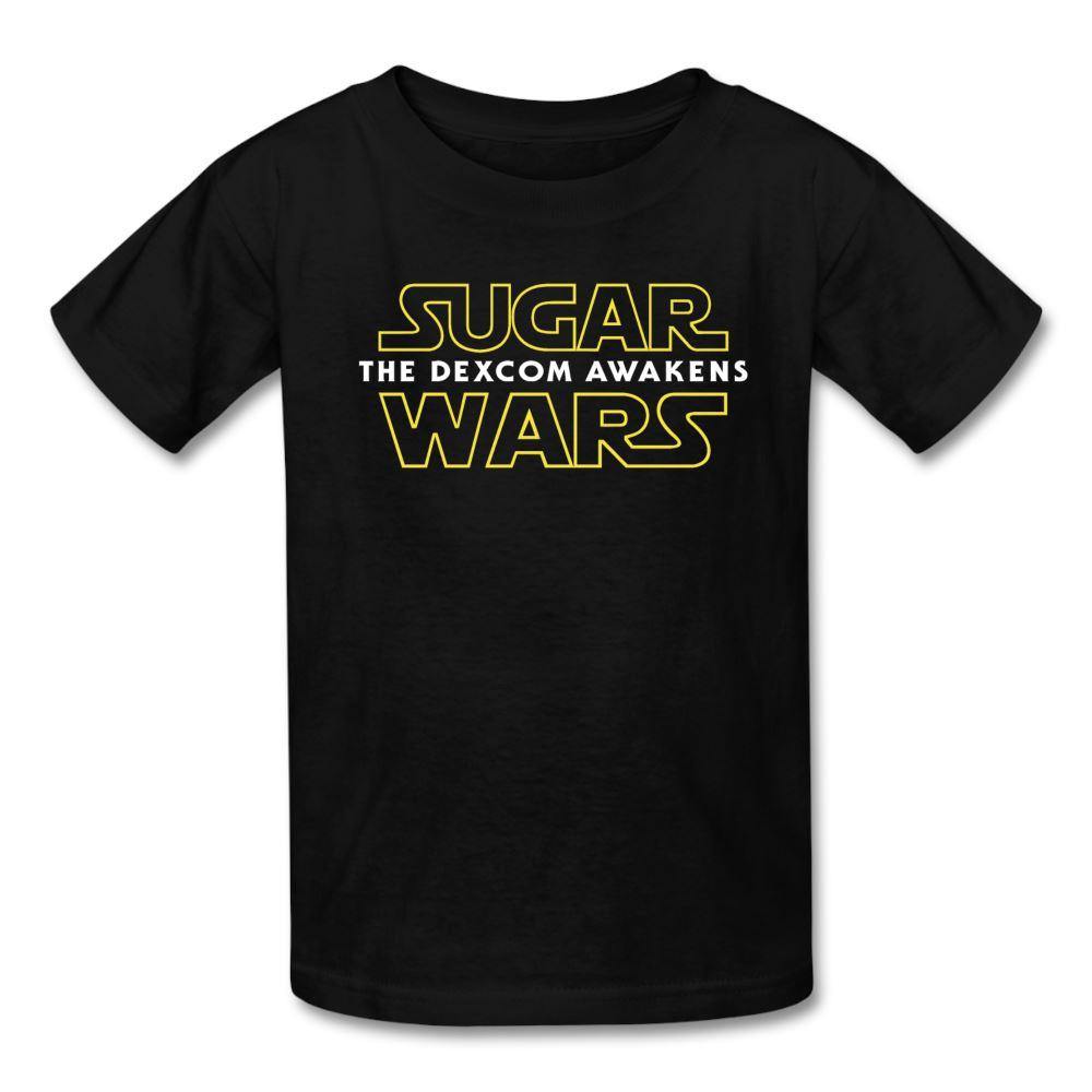 Sugar Wars "The Dexcom Awakens" (2021) Kids & Youth T-Shirt - black