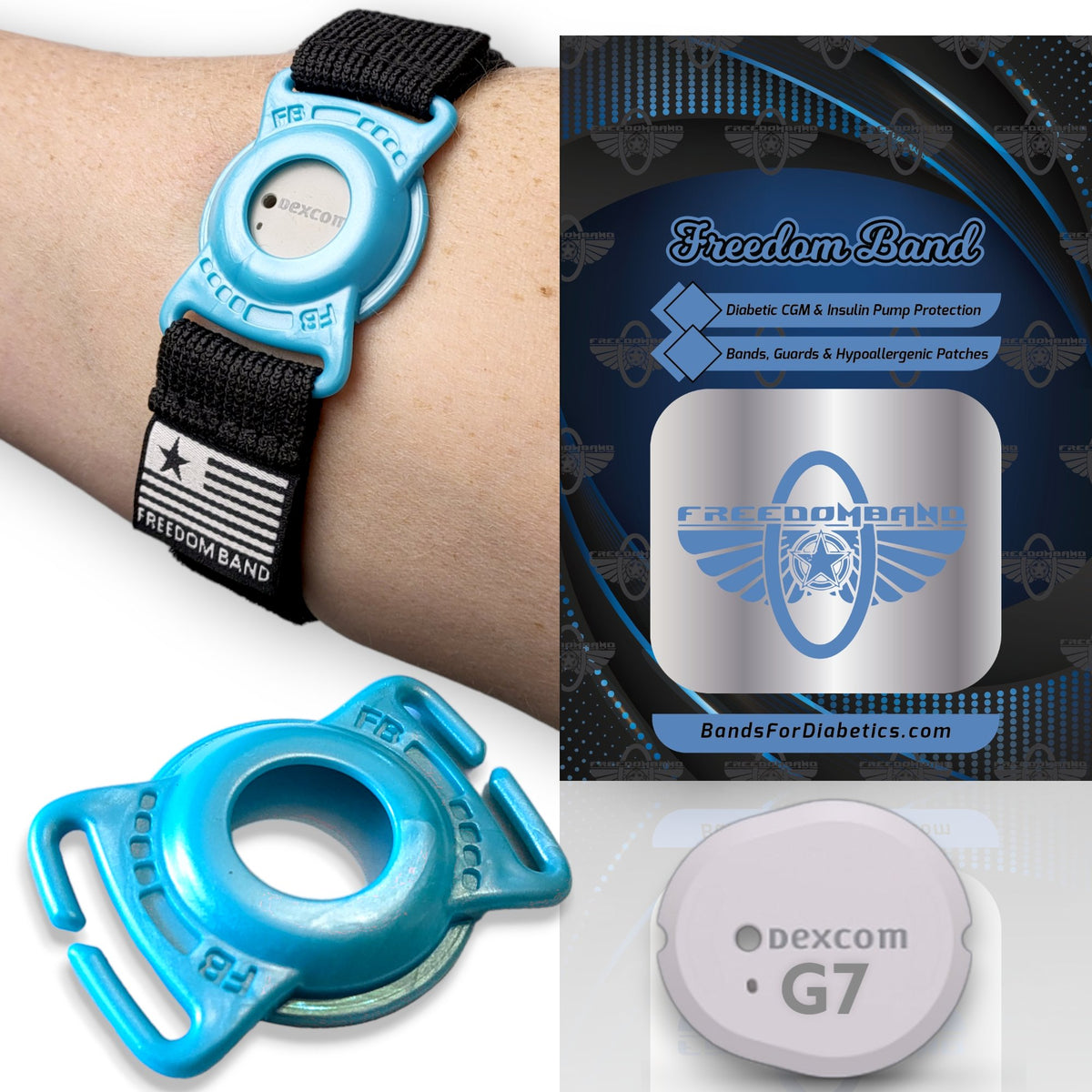 CGM and insulin pump protection starter kits for Dexcom G7 Libre 3 and Omnipod 5