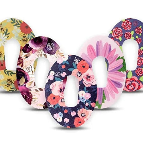 Adhesive Patch for Dexcom G6 Dexcom G7 Libre 3 Omnipod Waterproof Split Backing CGM Tape