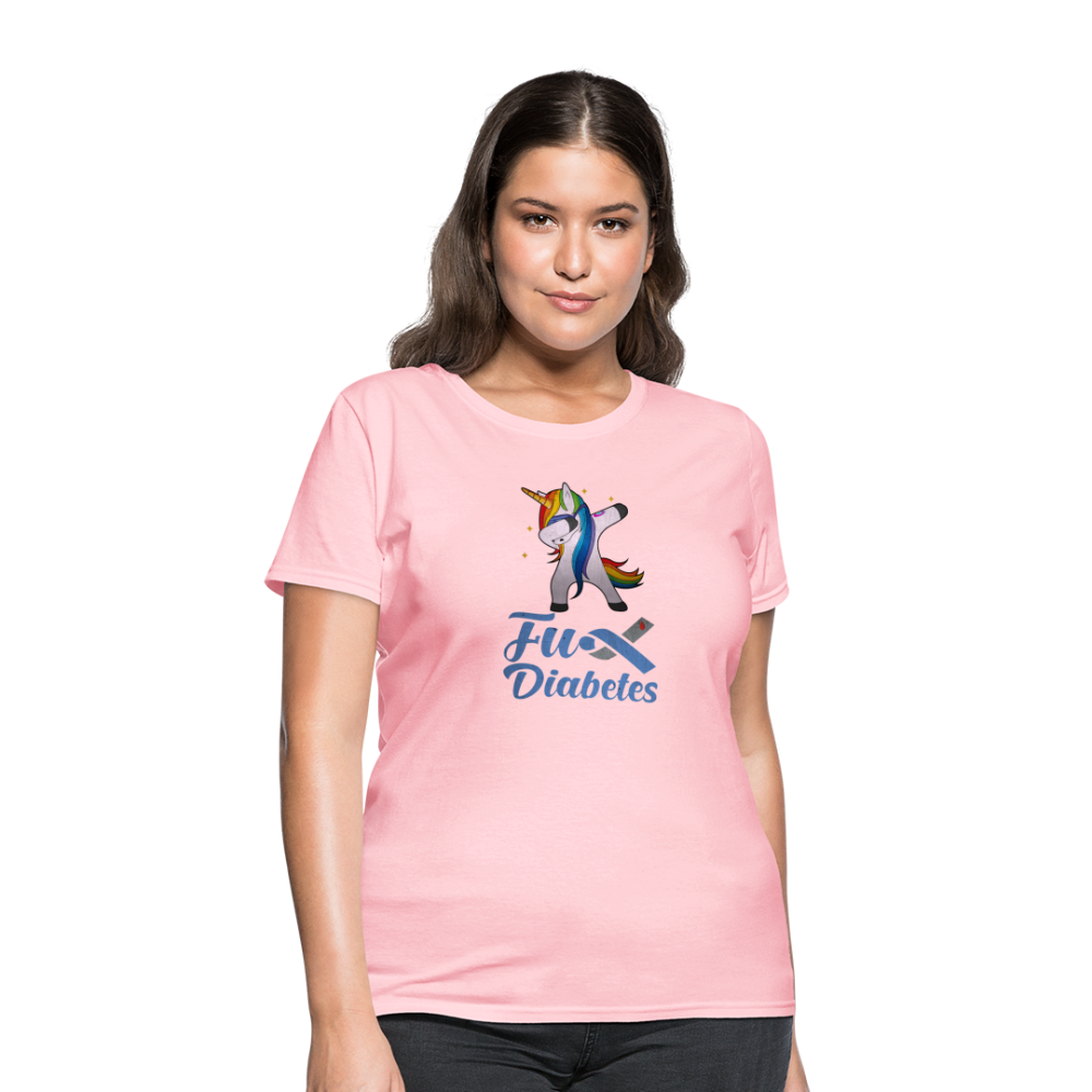 Ladies Fu** Diabetes Humor Premium Women's T-Shirt - pink
