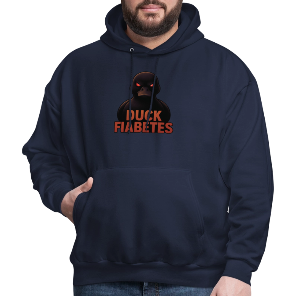 Duck Fiabetes Adult Unisex Comfort Hoodie - navy