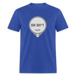 Dexcom Oh Sh*t Crash Alert Humor Humor Unisex T-Shirt - royal blue