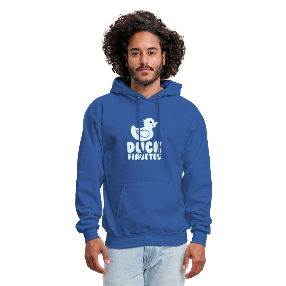 Duck Fiabetes Diabetic Humor Unisex Premium Comfort Hoodie - royal blue