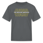 Sugar Wars "The Dexcom Awakens" (2021) Kids & Youth T-Shirt - charcoal