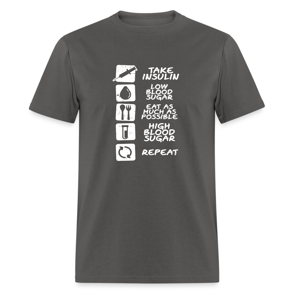 A Type Ones Day Diabetes Awareness Unisex Classic T-Shirt - charcoal