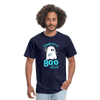 Diabetes Is Boo Sheet Funny Diabetic Halloween Humor Unisex T-Shirt - navy