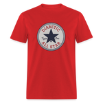 Type 1 All-Star Diabetic Morale Adult Unisex Ringspun Cotton T-Shirt - red