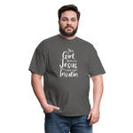 This Girl Runs On Jesus And Insulin Diabetes Awareness Unisex Classic T-Shirt - charcoal