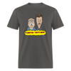 Beetus & Butthead Mashup Parody Diabetes Unisex Adult T-Shirt - charcoal