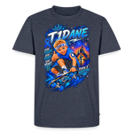 T1Dane Premium T-Shirt for Dad - heather denim 