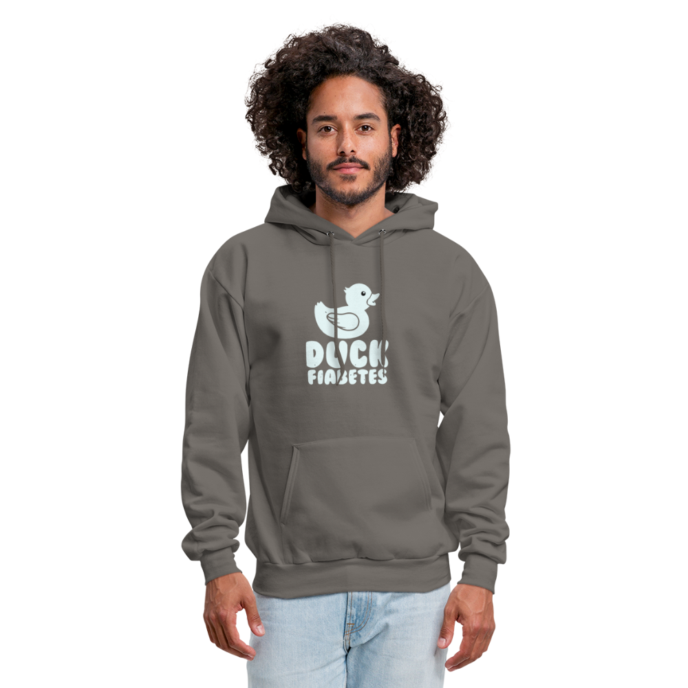 Duck Fiabetes Diabetic Humor Unisex Premium Comfort Hoodie - asphalt gray