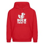 Duck Fiabetes Diabetic Humor Unisex Premium Comfort Hoodie - red