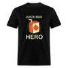 Juice Box Hero Diabetic Humor T1D Funny Unisex Softstyle Adult T-Shirt - black