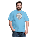 UH-OH! Dexcom Lows Alert Humor Adult Unisex T-Shirt - aquatic blue