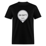 Dexcom Oh Sh*t Crash Alert Humor Humor Unisex T-Shirt - black