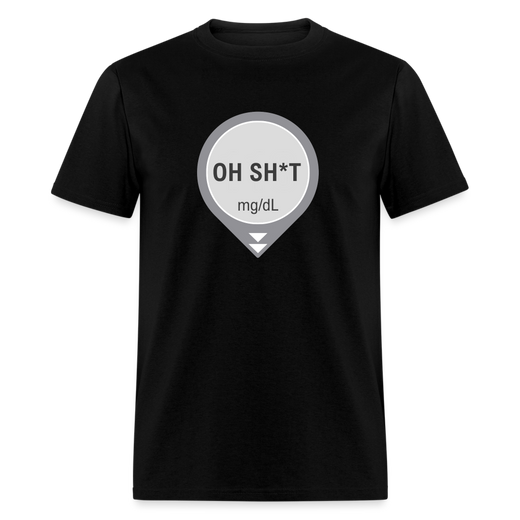 Dexcom Oh Sh*t Crash Alert Humor Humor Unisex T-Shirt