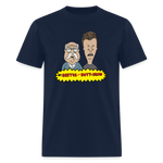 Beetus & Butthead Mashup Parody Diabetes Unisex Adult T-Shirt - navy
