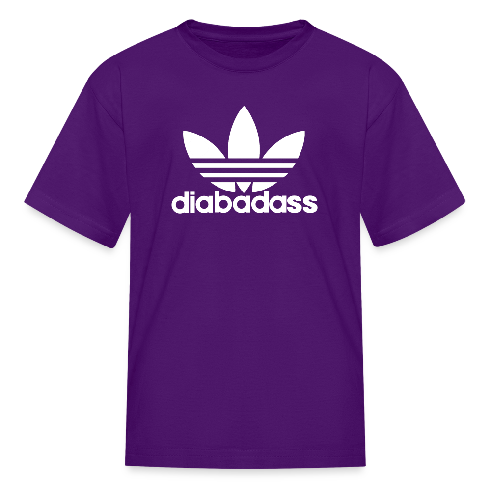 Diabadass Kids' Unisex Comfort T-Shirt - purple