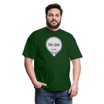 UH-OH! Dexcom Lows Alert Humor Adult Unisex T-Shirt - forest green