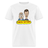 Beetus & Butthead Mashup Parody Diabetes Unisex Adult T-Shirt - white