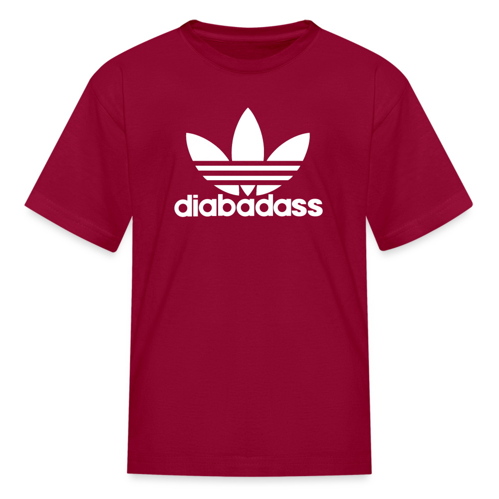 Diabadass Kids' Unisex Comfort T-Shirt - dark red