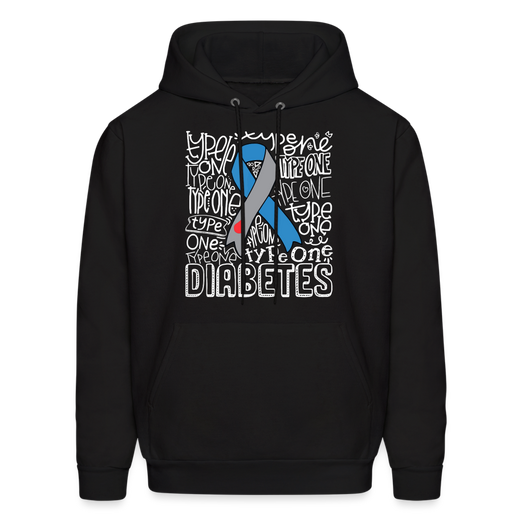 Diabetes Awareness Ribbon Unisex Softstyle Hoodie