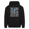 Diabetes Awareness Ribbon Unisex Softstyle Hoodie - black