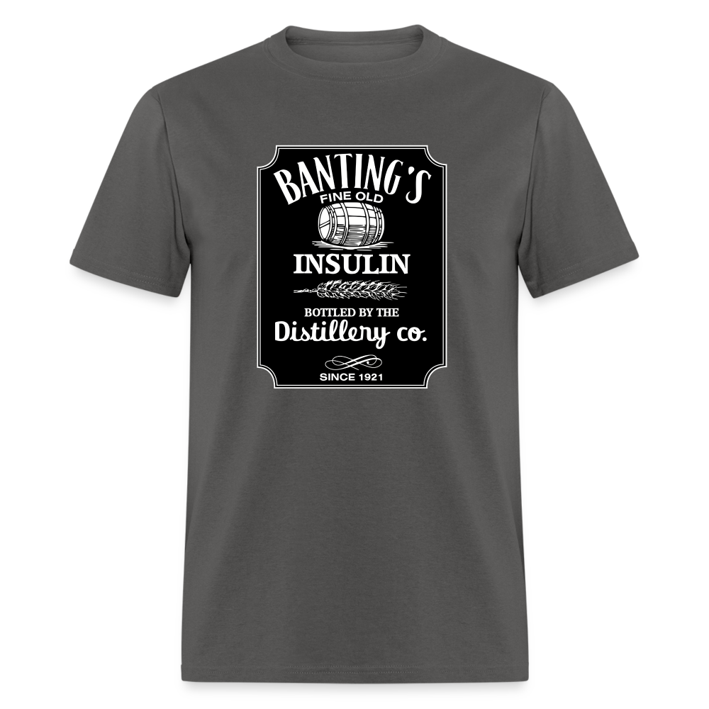Banting's Distilled Insulin Since 1921 JD Parody Adult Unisex Classic T-Shirt - charcoal