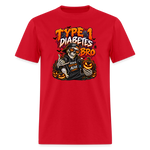 Type 1 Diabetes Bro Halloween Unisex Premium T-Shirt - red