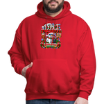 Type 1 Diabetes Ugly Christmas Men's Hoodie - red