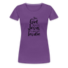 This Girl Runs On Jesus & Insulin Women’s Comfort T-Shirt - purple