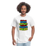 Human Costume Diabetic Zombie T-Shirt Halloween Humor : Unisex Tee Shirt - white