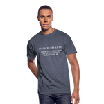 Funny Type 1 Humor Parody Shirt Unisex 50/50 Adult T-Shirt - navy heather