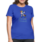 Ladies Fu** Diabetes Humor Premium Women's T-Shirt - royal blue