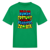 Human Costume & Diabetic Zombie Halloween Funny Kids Youth T-Shirt - kelly green