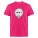 Dexcom Oh Sh*t Crash Alert Humor Humor Unisex T-Shirt - fuchsia