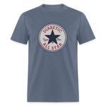 Type 1 All-Star Diabetic Morale Adult Unisex Ringspun Cotton T-Shirt - denim