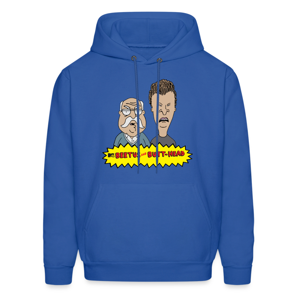 Beetus and Butthead Mashup Adult Unisex Comfort Hoodie - royal blue