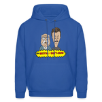Beetus and Butthead Mashup Adult Unisex Comfort Hoodie - royal blue