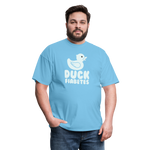 Duck Fiabetes Funny Diabetic Humor Unisex Softyle T-Shirt - aquatic blue
