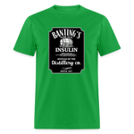 Banting's Distilled Insulin Since 1921 JD Parody Adult Unisex Classic T-Shirt - bright green