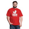 Duck Fiabetes Funny Diabetic Humor Unisex Softyle T-Shirt - red