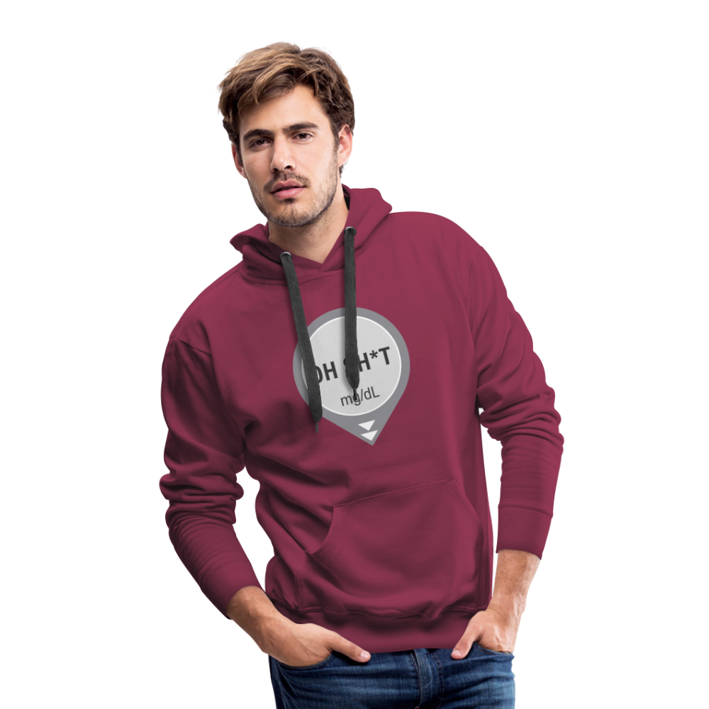 Dexcom Oh Sh*t Lows Premium Unisex Hoodie - burgundy