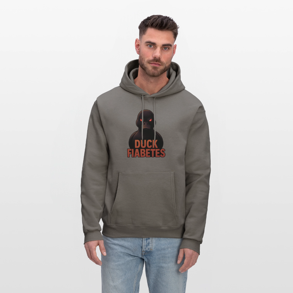 Duck Fiabetes Adult Unisex Comfort Hoodie - asphalt gray