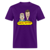 Beetus & Butthead Mashup Parody Diabetes Unisex Adult T-Shirt - purple