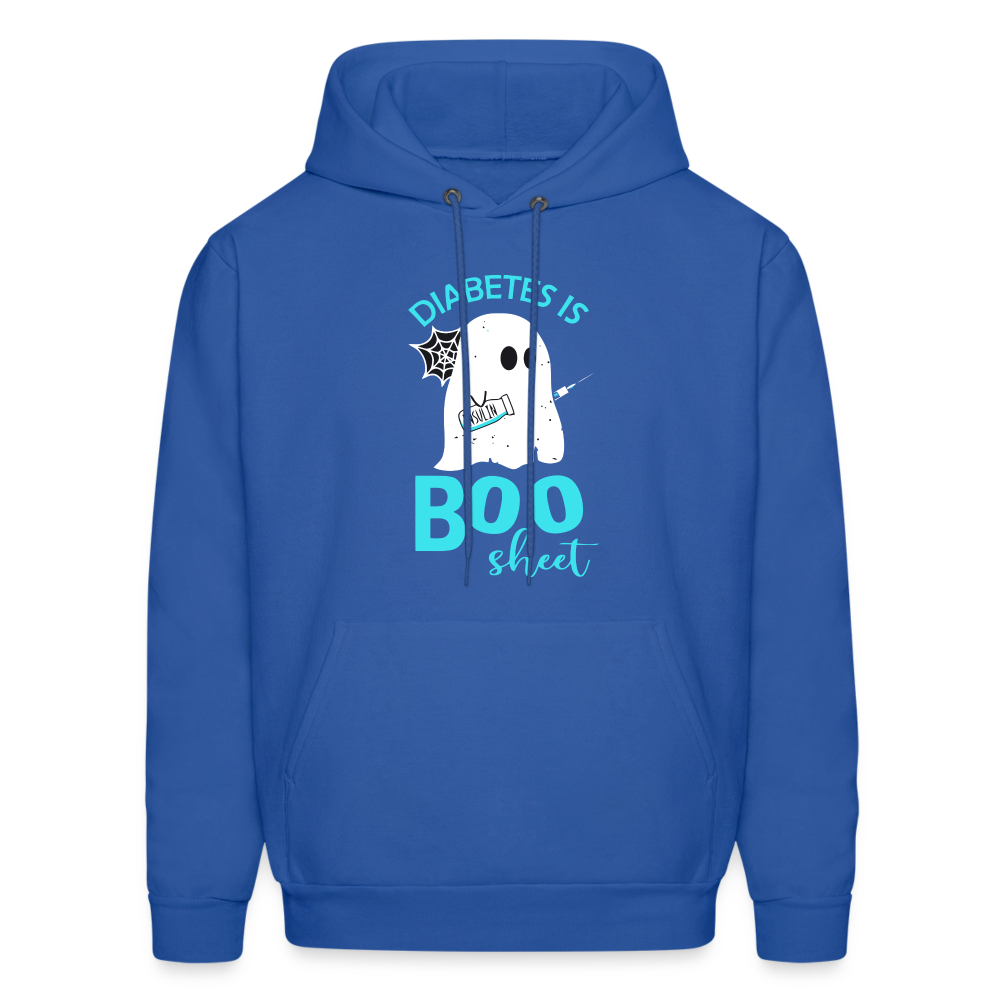 Diabetes Is Boo Sheet Humor Softstyle Unisex Hoodie - royal blue