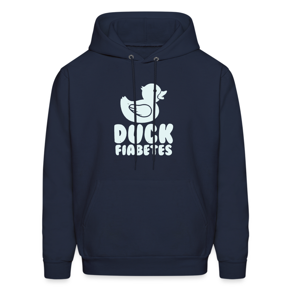 Duck Fiabetes Diabetic Humor Unisex Premium Comfort Hoodie - navy