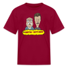 Beetus and Butthead Diabetes Humor Kids' T-Shirt - dark red